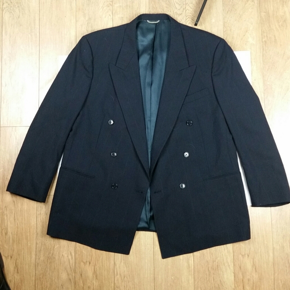 Christian dior navy blue suit jacket